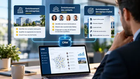Enrichissement CRM : les 3 types de données pour améliorer votre performance commerciale