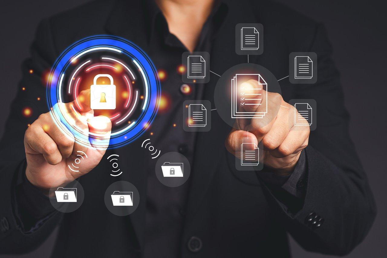 Interface d’une secure digital data room pour sécuriser et accélérer la vente en équipe.